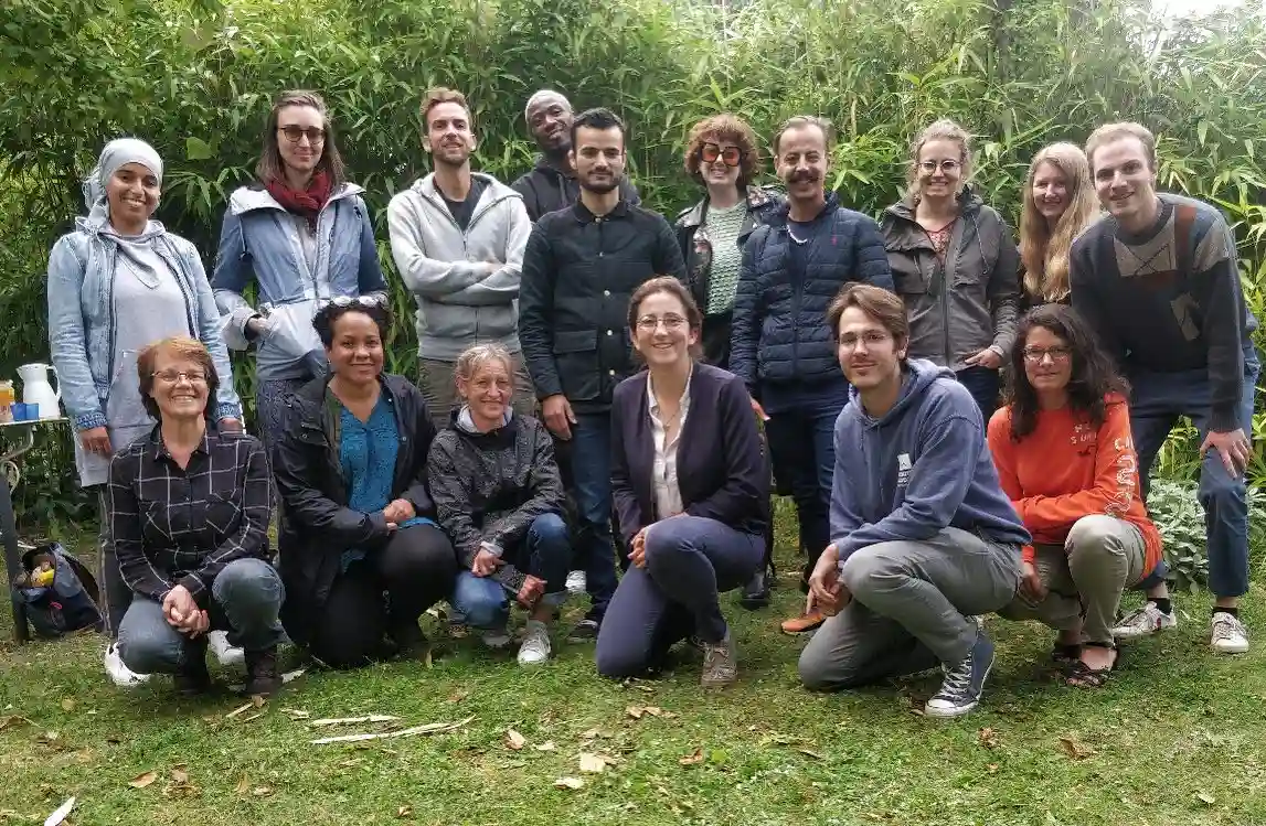 Moment collectif en team building nature